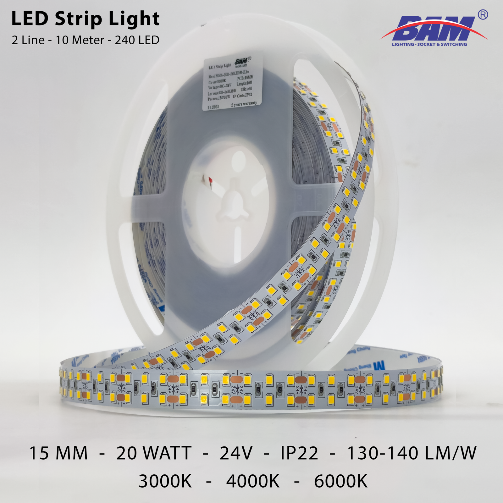 DS - 2835 - 15mm - 240 LED