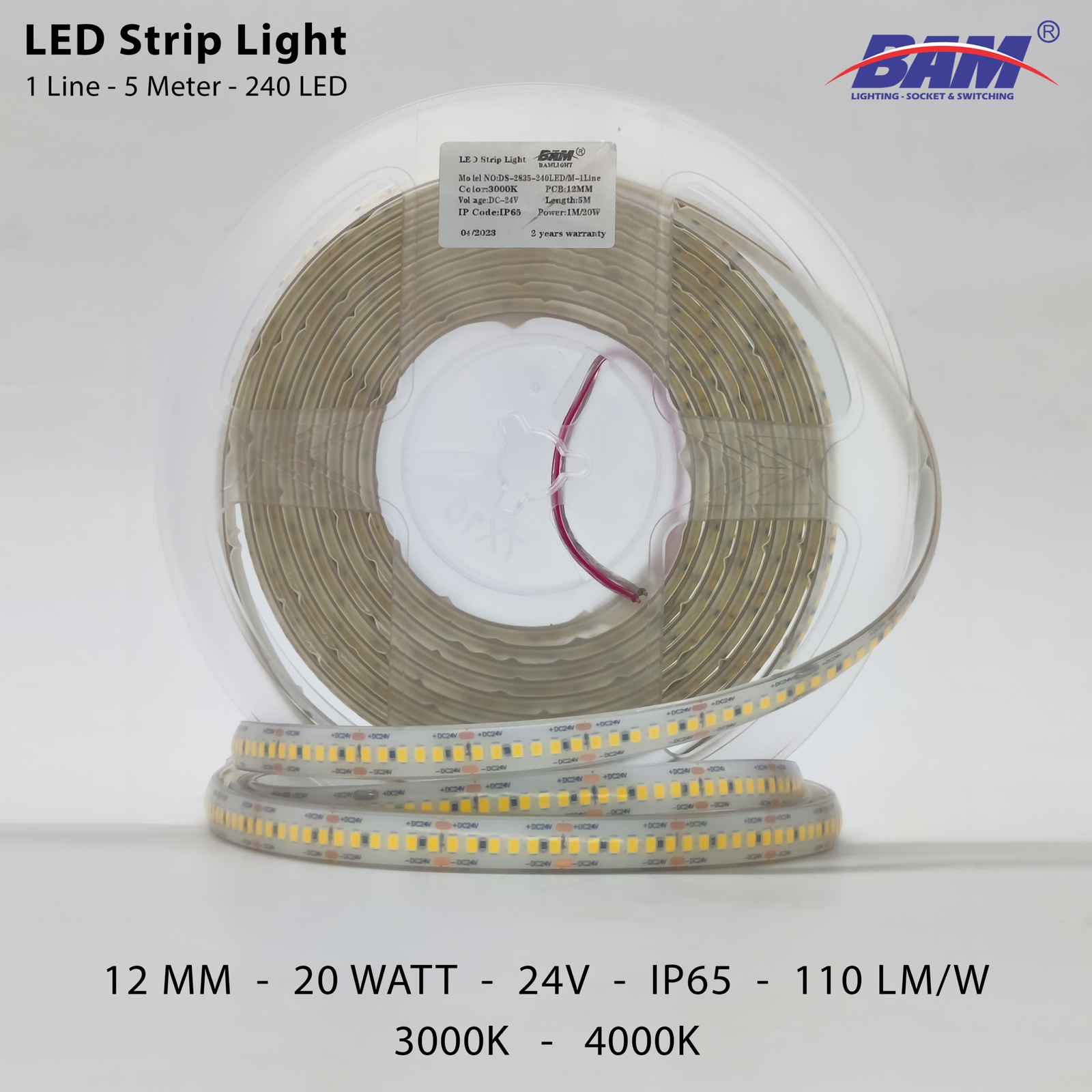 DS - 2835 - IP65 - 240LED